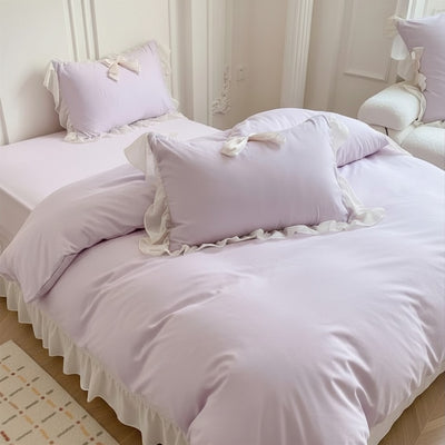 Ruffle-Edge Duvet Set