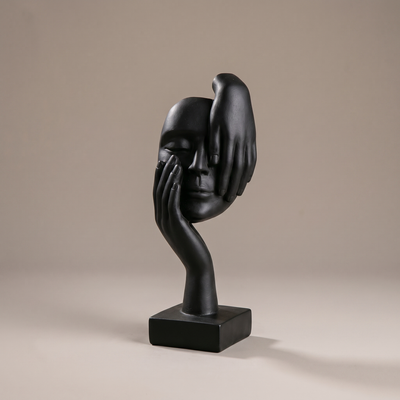 Abstract Face Sculpture