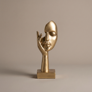 Abstract Face Sculpture