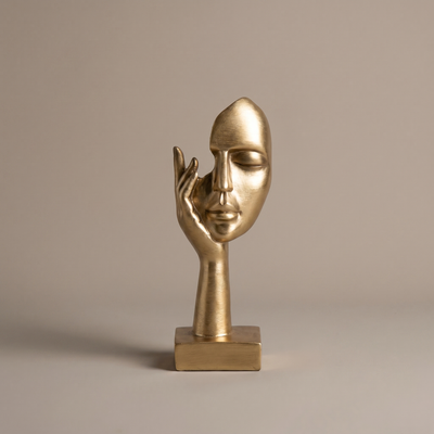 Abstract Face Sculpture
