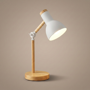 Wooden Nordic Desk Lamp