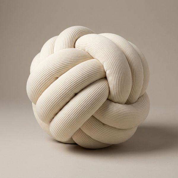 Art Deco Knot Cushion