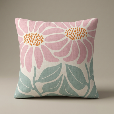 Floral Cushion Cover