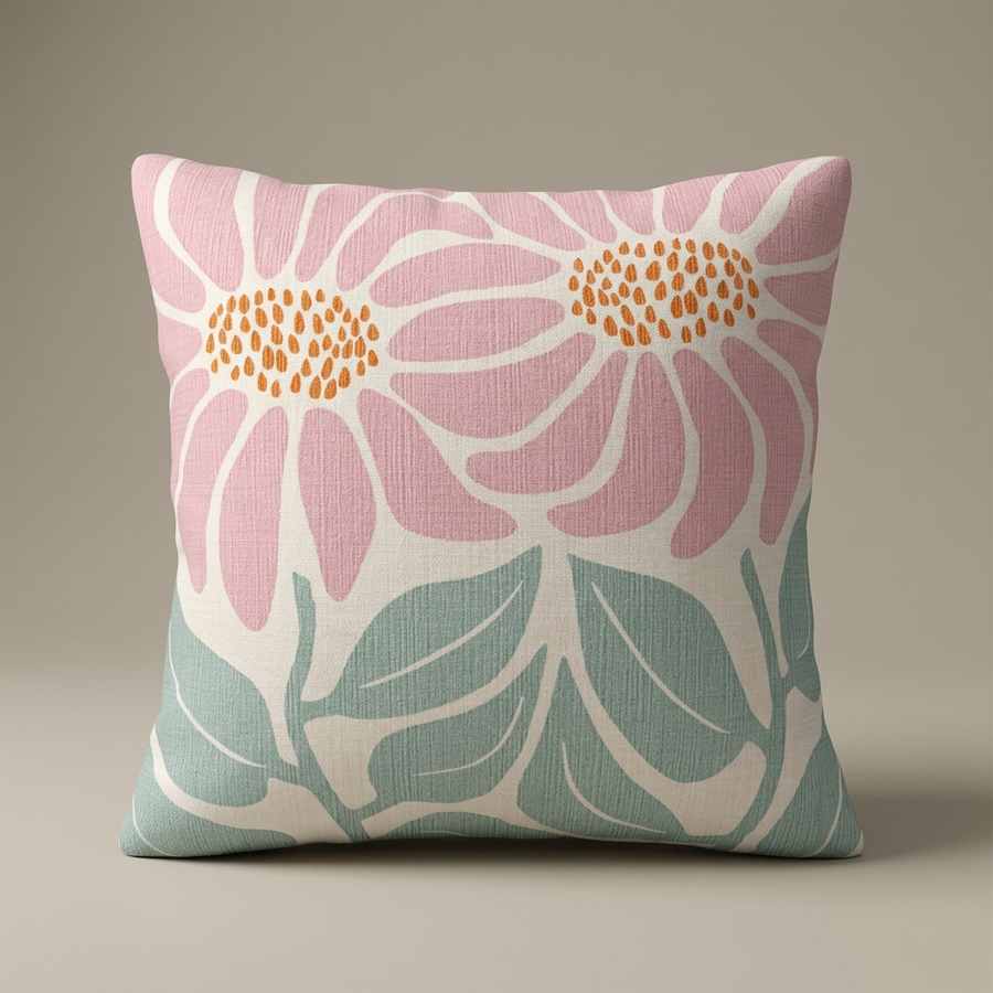 Floral Cushion Cover