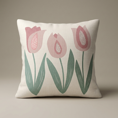 Floral Cushion Cover