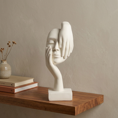 Abstract Face Sculpture