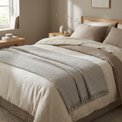 Cotton Waffle Throw