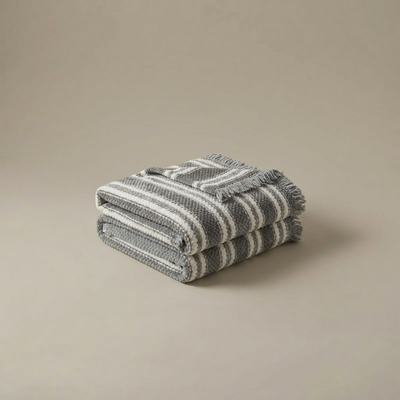 Chunky Chenille Knit Throw