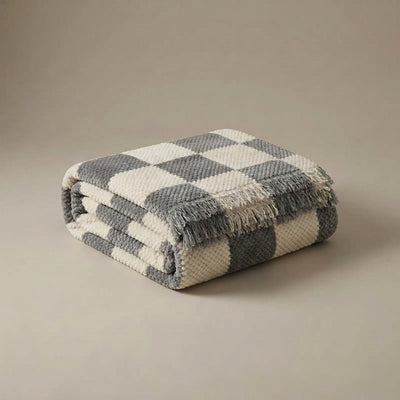 Chunky Chenille Knit Throw
