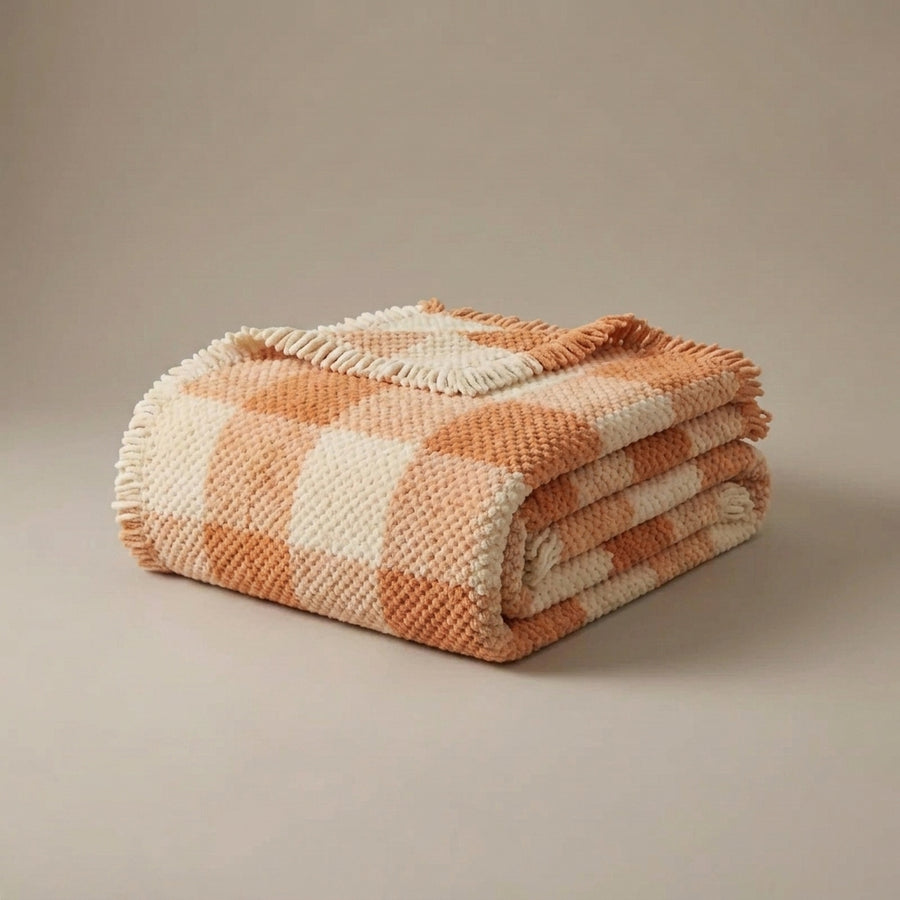Chunky Chenille Knit Throw
